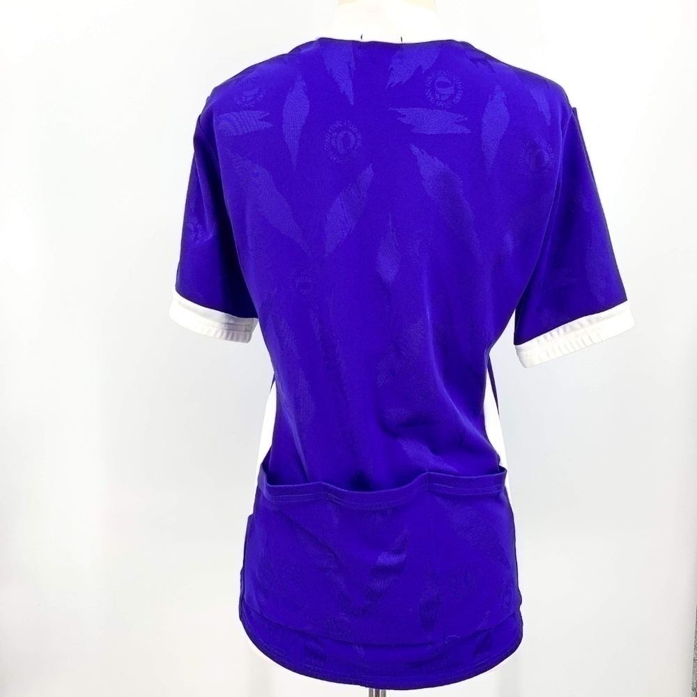 🎉Pearl Izumi Purple & White Bike Shirt w/ Pockets - Picture 3 of 7